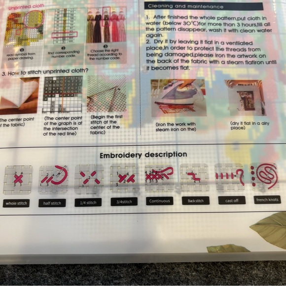 Sunday Owl Cross Stitch Kit #DA218 Owl 4 New - Picture 6 of 6